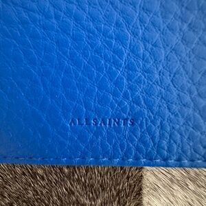 AllSaints Fetch Leather Chain Wallet NWT
